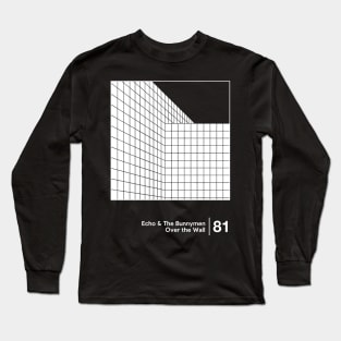 Over the Wall - Minimalist Style Graphic Artwork Long Sleeve T-Shirt